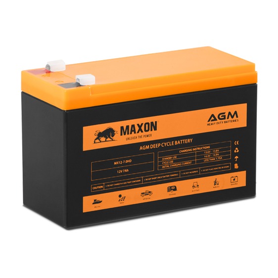 Maxon AGM deep cycle MX12-7.0HD
