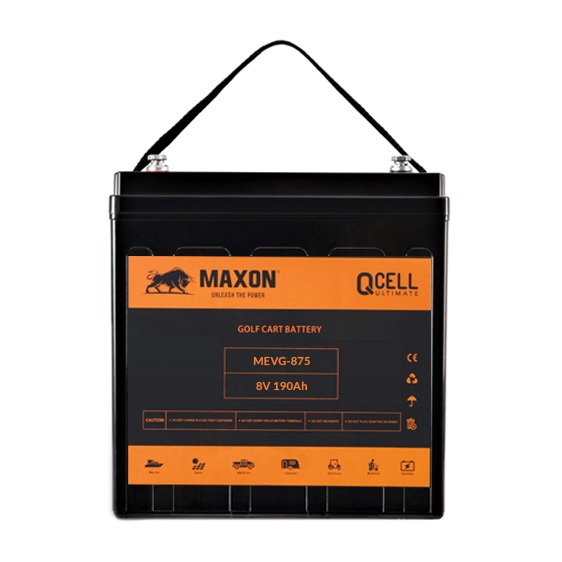 Maxon QCELL Golf Cart Battery MEVG875