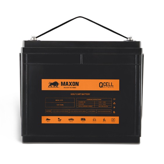 Maxon QCELL golf cart battery MEVG-1275