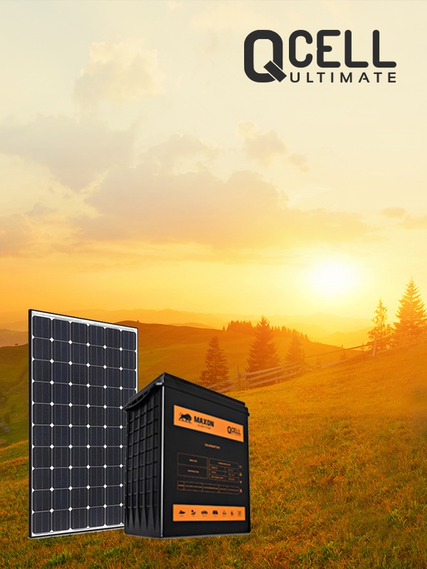 Maxon Qcell Solar Battery